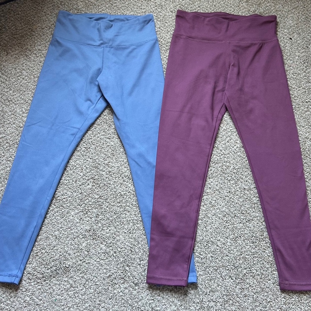 Women's Blue and Purple Leggings